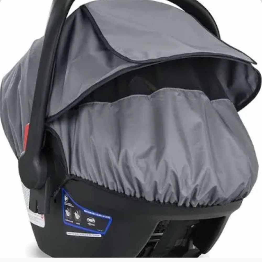 EUC Britax B-Covered Gray Infant Car Seat UV Cover